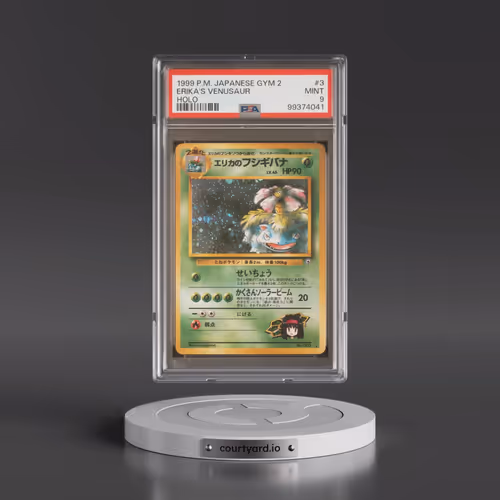 1999 Pokémon Gym 2 #3 Erika's Venusaur - Holo (PSA 9 MINT)