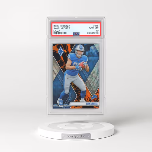 2023 Panini Phoenix #115 Sam LaPorta - Lava (PSA 10 GEM MINT)