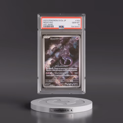 2023 Pokémon Sv2a-Pokemon 151 #183 Mewtwo - Art Rare (PSA 10 GEM MINT)