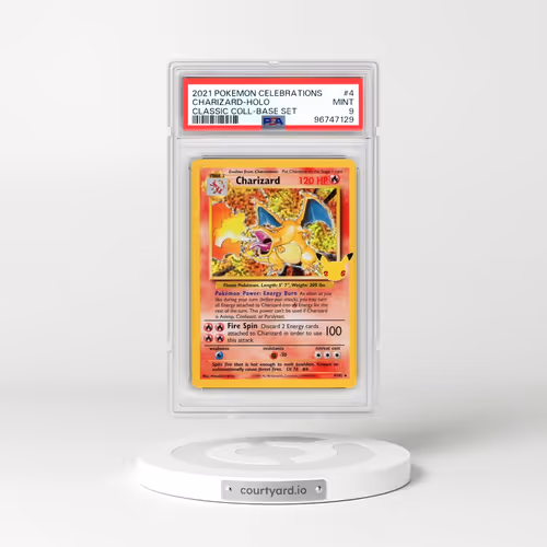 2021 Pokémon Celebrations Classic Collection #4 Charizard - Holo (PSA 9 MINT)