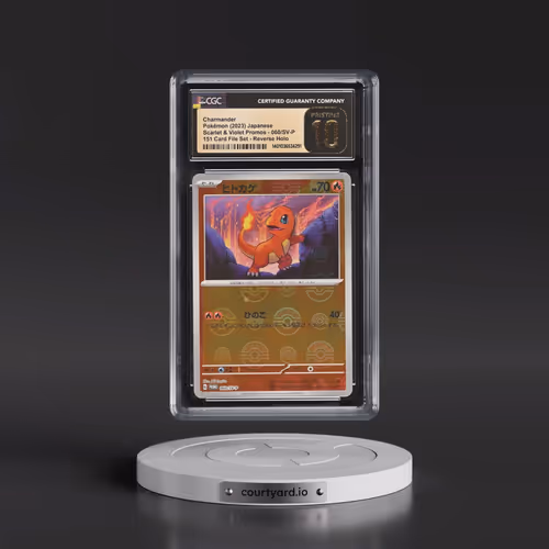 2022 Scarlet & Violet Promos CharmanderDNU - Reverse Holo 151 Card File Set Poké Ball (CGC 10 PRISTI
