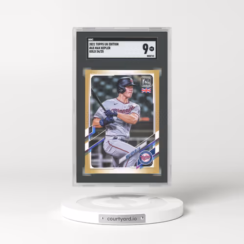 2021 Topps Uk Edition #65 Max Kepler - Gold (SGC 9 MINT)