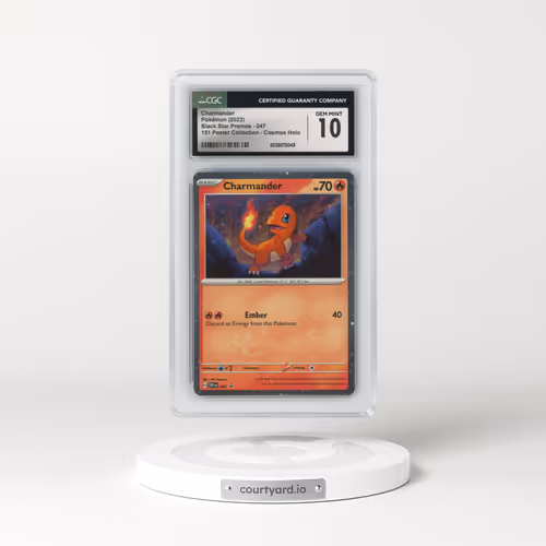 2023 Black Star Promos - Scarlet & Violet SVP EN #047 Charmander - Cosmos Holo (CGC 10 GEM MINT)