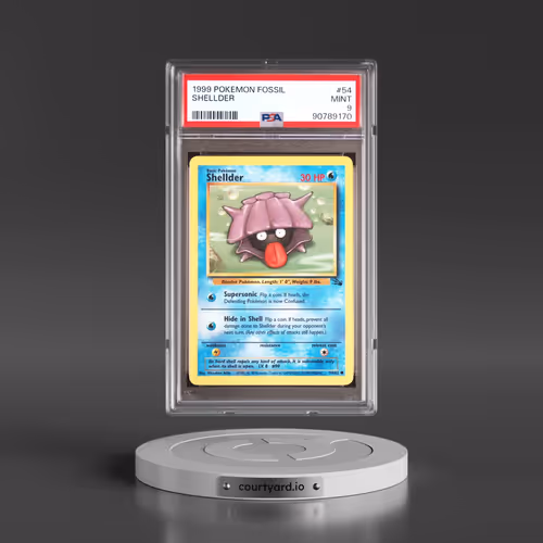 1999 Pokémon Fossil #54 Shellder (PSA 9 MINT)