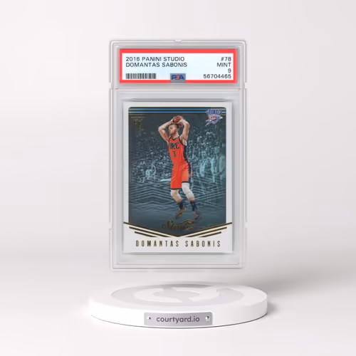 2016 Panini Studio #78 Domantas Sabonis (PSA 9 MINT)