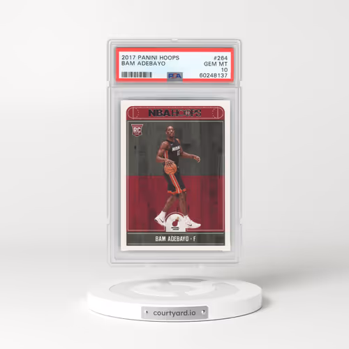 2017 Panini Hoops #264 Bam Adebayo (PSA 10 GEM MINT)