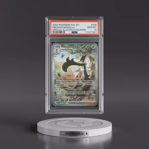 2023 Pokémon Pal EN-Paldea Evolved #256 Meowscarada EX - Holo Special Illustration Rare (PSA 10 GEM