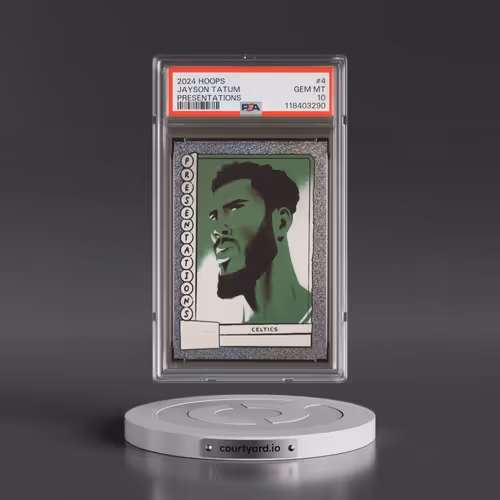 2024 Panini NBA Hoops Presentations #4 Jayson Tatum (PSA 10 GEM MINT)