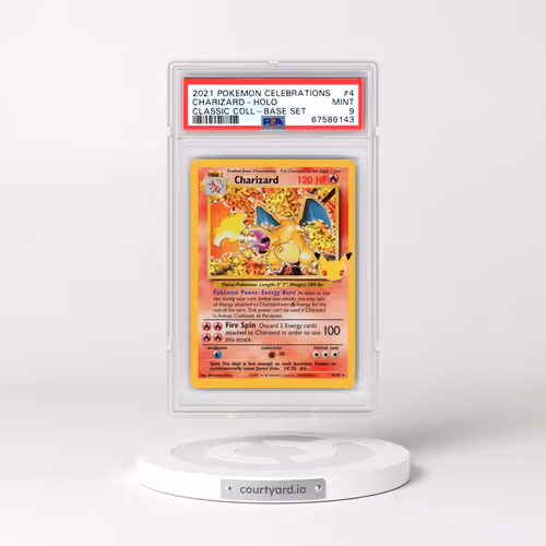 2021 Pokémon Celebrations Classic Collection #4 Charizard - Holo (PSA 9 MINT)