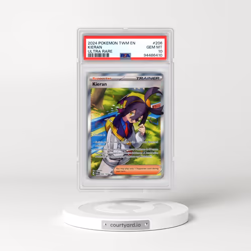 2024 Pokémon Twm EN-Twilight Masquerade #206 Kieran - Ultra Rare (PSA 10 GEM MINT)