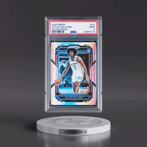 2022 Panini Prizm #247 Jaylin Williams - Silver Prizm (PSA 9 MINT)