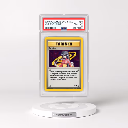 2000 Pokémon Gym Challenge #20 Sabrina - Holo (PSA 8 NM-MT)