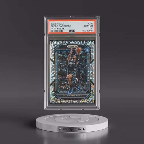 2022 Panini Prizm #249 Paolo Banchero - Fast Break (PSA 10 GEM MINT)