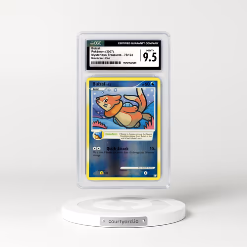 2007 Mysterious Treasures #75 Buizel - Holo (CGC 9.5 MINT+)