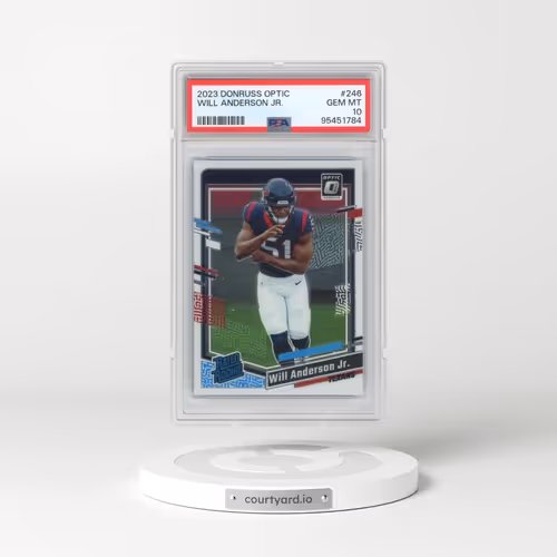2023 Panini Donruss Optic #246 Will Anderson Jr. (PSA 10 GEM MINT)