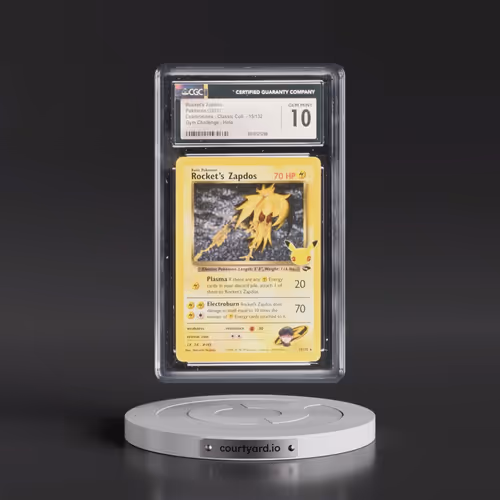 2021 Celebrations - Classic Collection #15/132 Rocket's Zapdos - Gym Challenge Holo (CGC 10 GEM MINT