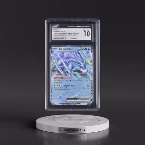 2023 Pokémon Clb-Trading Card Game Classic Blastoise & Suicune EX Deck #010 Suicune EX - Holo (CGC 1