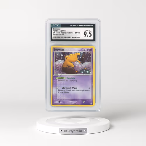 2004 EX Team Rocket Returns #54 Drowzee - Holo (CGC 9.5 MINT+)