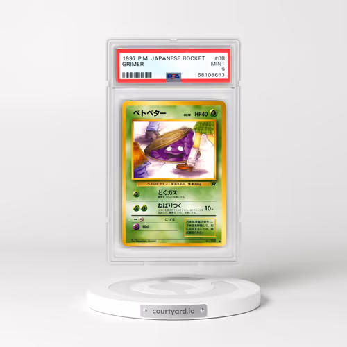 1997 Pokémon Rocket #88 Grimer (PSA 9 MINT)