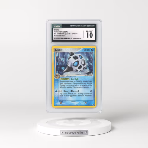 2004 EX Hidden Legends #34 Glalie - Holo (CGC 10 GEM MINT)