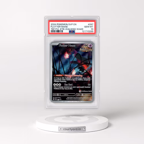 2024 Pokémon Svp EN-SV Black Star Promo #097 Flutter Mane - Temporal Forces Pokemon Center Elite Tra