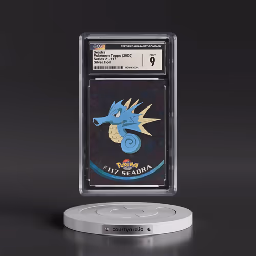 1999 Series 2 (Oval Nintendo Seal) #117 Seadra - Silver Foil (CGC 9 MINT)