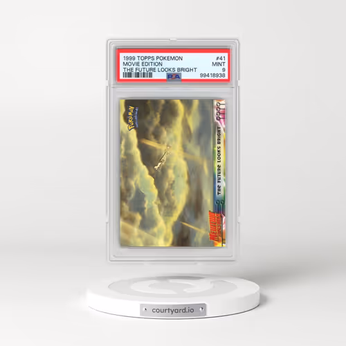 1999 Topps Pokémon the Movie Edt #41 Movie Edition - The Future Looks Bright (PSA 9 MINT)