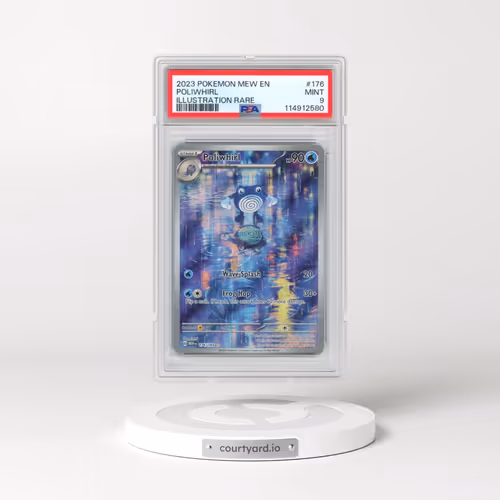 2023 Pokémon Mew EN-151 #176 Poliwhirl - Illustration Rare (PSA 9 MINT)