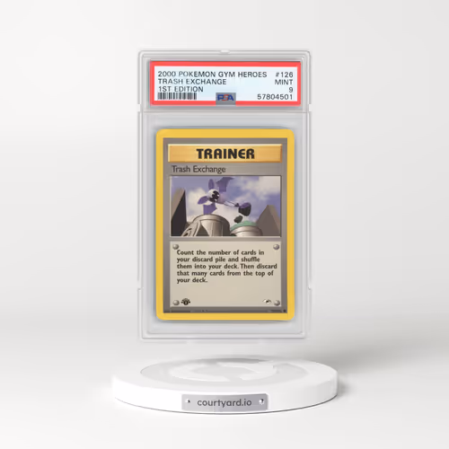 2000 Gym Heroes #126 Trash Exchange - 1st Edition (PSA 9 MINT)