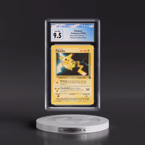 1999 Black Star Promos #4 Pikachu - Mewtwo Strikes Back (CGC 10 GEM MINT)