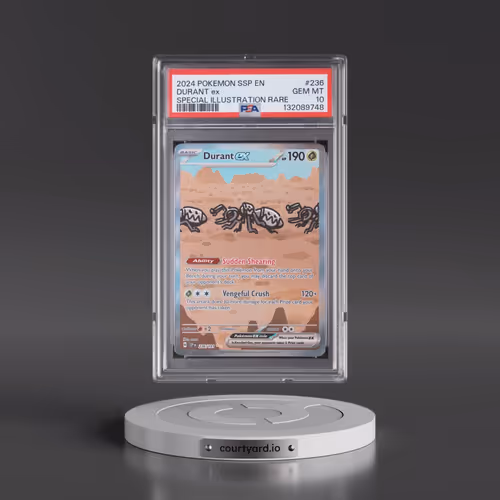 2024 Pokémon Ssp EN-Surging Sparks #236 Durant EX - Holo Special Illustration Rare (PSA 10 GEM MINT)