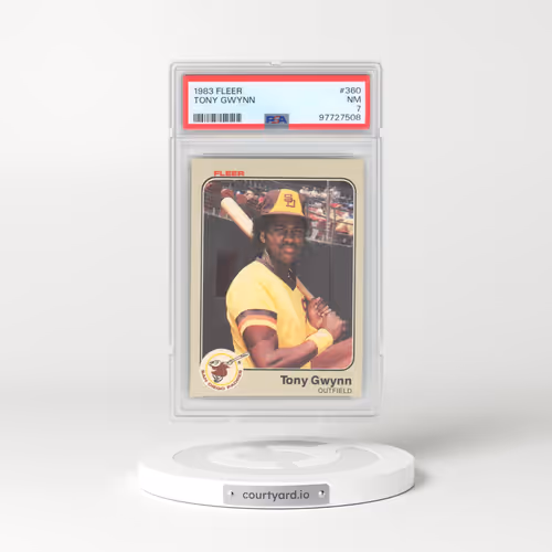1983 Fleer #360 Tony Gwynn (PSA 7 NM)