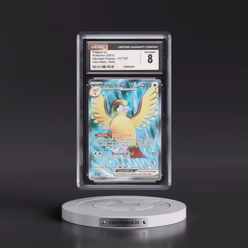 2023 Obsidian Flames - OBF EN #217/197 Pidgeot ex - Ultra Rare Holo (CGC 8 NM-MT)