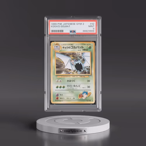 1999 Pokémon Gym 2 #42 Koga's Golbat (PSA 9 MINT)
