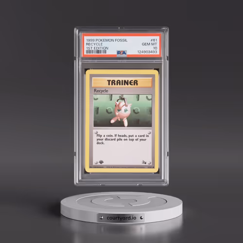 1999 Pokémon Fossil #61 Recycle - 1st Edition (PSA 10 GEM MINT)