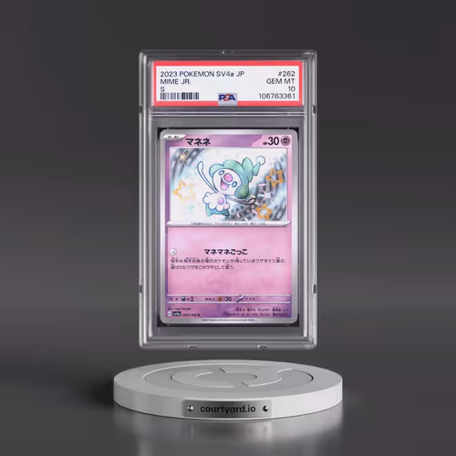 2023 Pokémon Sv4a-Shiny Treasure EX #262 Mime Jr. - S (PSA 10 GEM MINT)