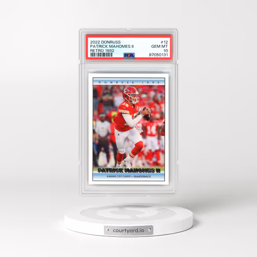 2022 Panini Donruss Retro 1992 #12 Patrick Mahomes II (PSA 10 GEM MINT)