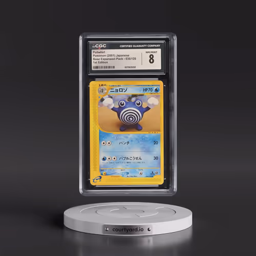 2001 Base Expansion Pack #036/128 Poliwhirl - 1st Edition (CGC 8 NM-MT)