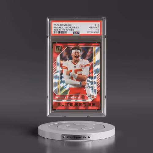 2024 Panini Donruss the Elite Series #16 Patrick Mahomes II (PSA 10 GEM MINT)