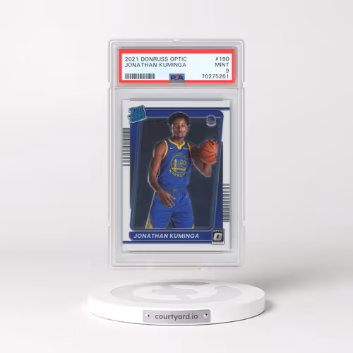 2021 Panini Donruss Optic #190 Jonathan Kuminga (PSA 9 MINT)