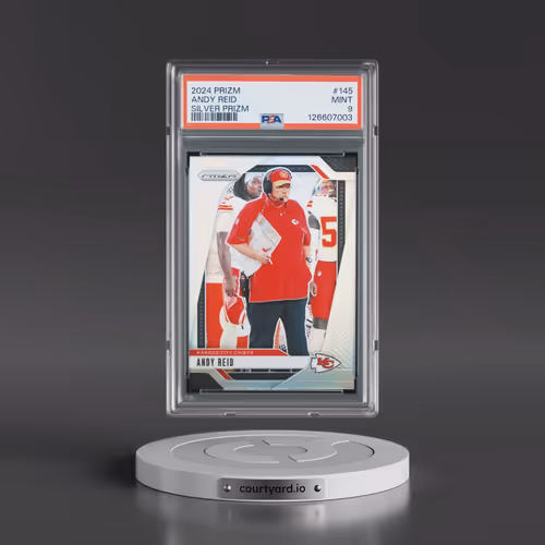 2024 Panini Prizm #145 Andy Reid - Silver Prizm (PSA 9 MINT)