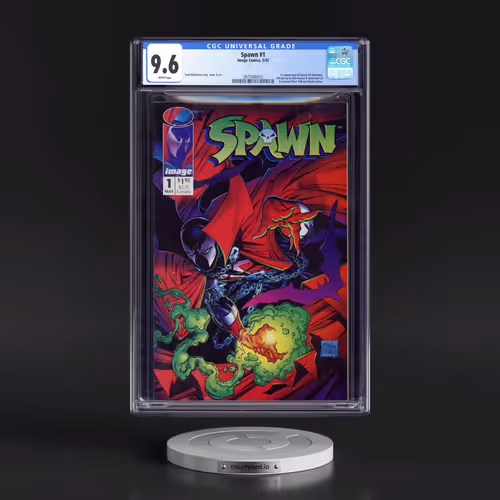 Spawn #1 CGC 9.6 White Pages (Image Comics, 5/92) - Universal