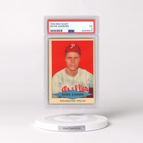 1954 Red Heart Richie Ashburn (PSA 5 EX)