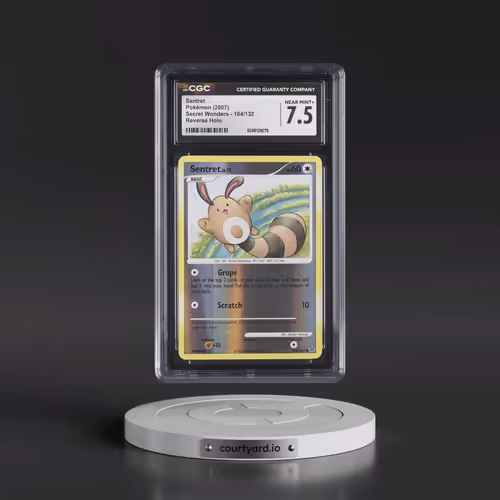 2007 Secret Wonders #104/132 Sentret - Reverse Holo (CGC 7.5 NM+)