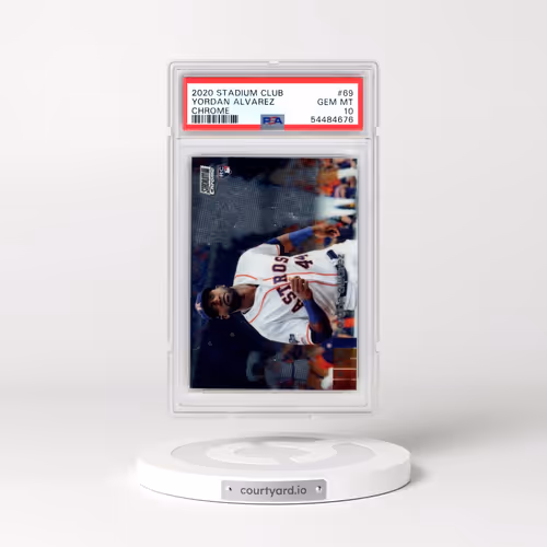 2020 Stadium Club #69 Yordan Alvarez - Chrome (PSA 10 GEM MINT)