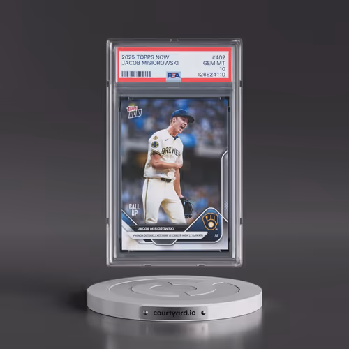 2025 Topps Now #402 Jacob Misiorowski (PSA 10 GEM MINT)
