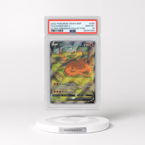 2022 Pokémon Swsh Black Star Promo #260 Charizard V - Holo Full Art Sword & Shield Ultra-Premium Collection-Charizard (PSA 10 GEM MINT)