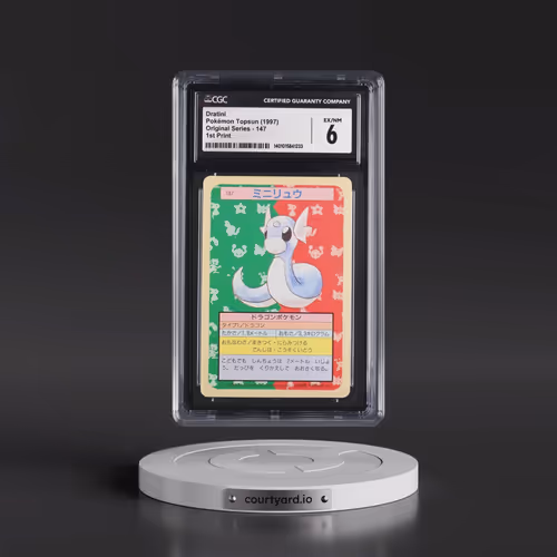 1997 (Only One Pokémon) Original Series #147 Dratini - (Blue Back) 1st Print (CGC 6 EX-NM)
