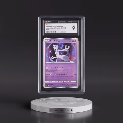 2022 Incandescent Arcana #035/068 Mewtwo - Holo (CGC 9 MINT)