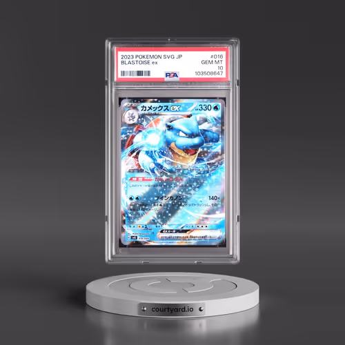 2023 Pokémon Svg-Venusaur & Charizard & Blastoise Special Deck Set EX #016 Blastoise EX - Holo (PSA 10 GEM MINT)